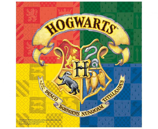 Serwetki papierowe "Harry Potter Hogwarts Houses", rozm. 33 x 33 cm, 20 szt.