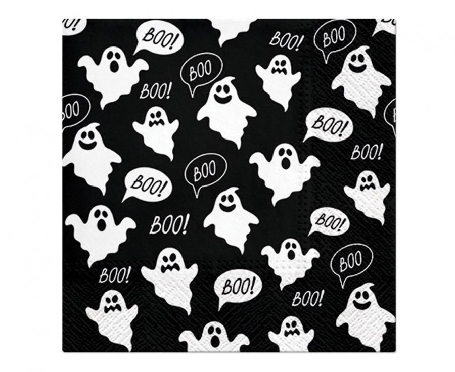Serwetki papierowe Boo (black) 33x33 cm / 20 szt.