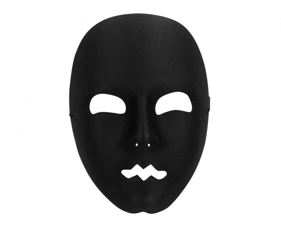 Maska mima czarna