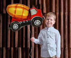 Balon foliowy Betoniarka 47 x 67 cm – idealny dla małych fanów ciężkiego sprzętu!