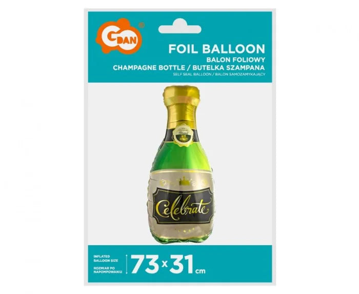 Balon foliowy Butelka Szampana – 73x31 cm