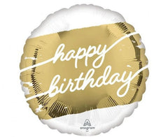 Balon foliowy Golden Age urodzinowy 46 cm (18 cali) - Balloons