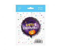 Balon foliowy Happy Halloween 18 cali (okrągły 48 cm) - Balloons