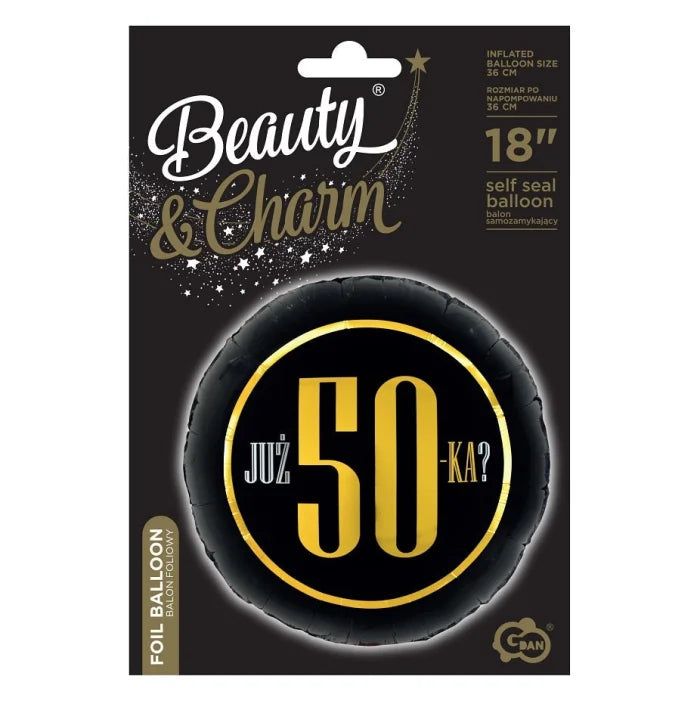 Balon foliowy Już 50-ka?, 18 cali