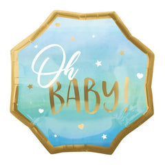 Amscan Balon Foliowy Oh Baby Błękitny 22 Shp