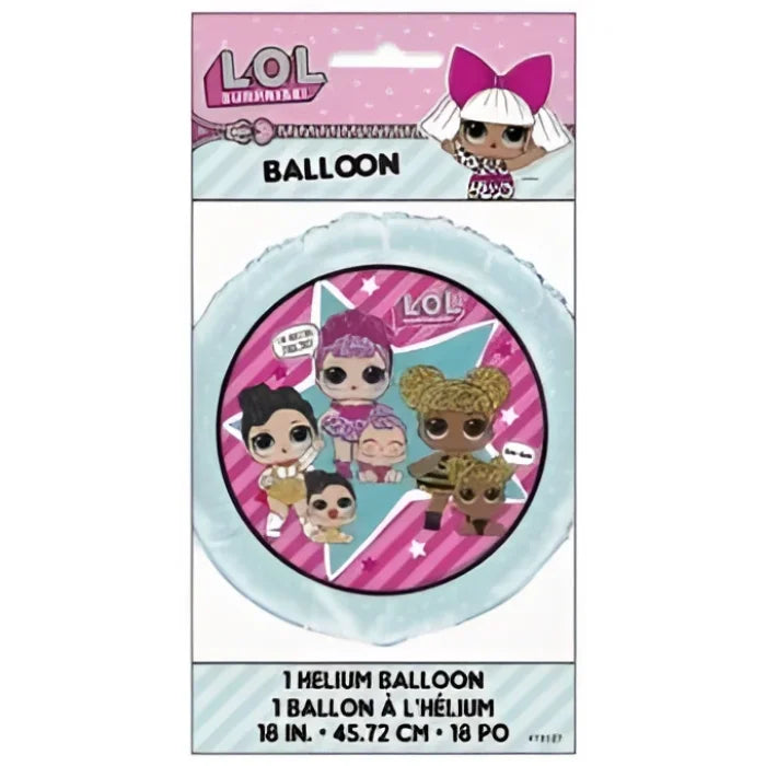 Balon Foliowy Okrągły LOL Surprise, 46 cm