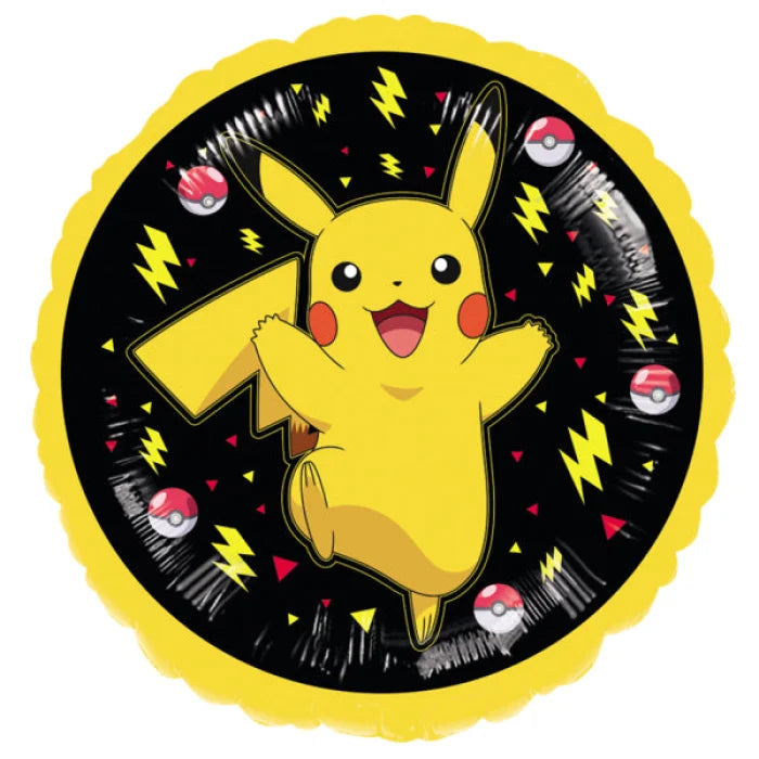 Balon foliowy Pokémon Pikachu 43 cm okrągły