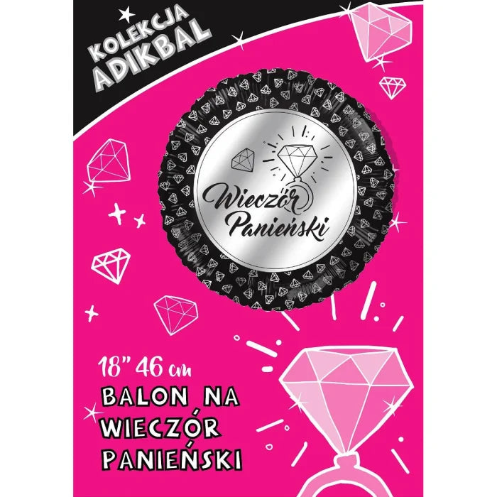 Balon ADIKBAL 18'' Wieczór Panieński Pakowany