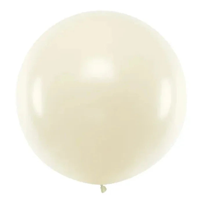 Balon okrągły 1m, Metallic Pearl