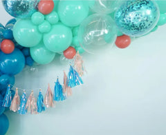 Balony „Beauty&Charm” – makaronowe zielone 20 szt.5 cali 12 cm