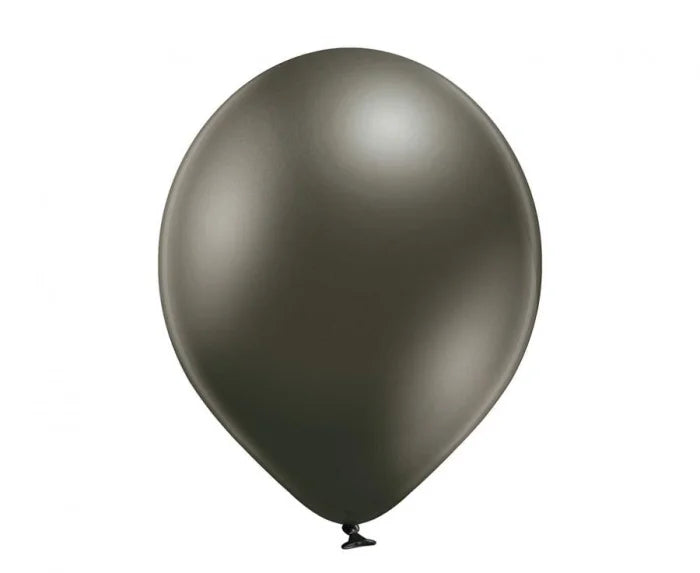 Balony Belbal Chromowane 12’’ (30 cm) – Antracytowe 50 szt.
