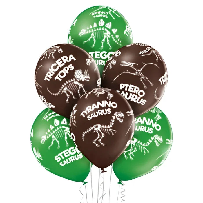 Balony Belbal D11, 30 cm Dino Skelets