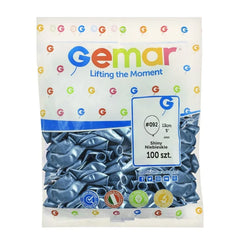 Balony chromowane Niebieskie, AB50, 13 cm, 100 szt.