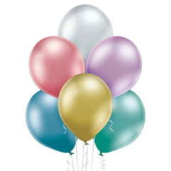 Balony chromowane Różnokolorowe Mix, B105, 30 cm