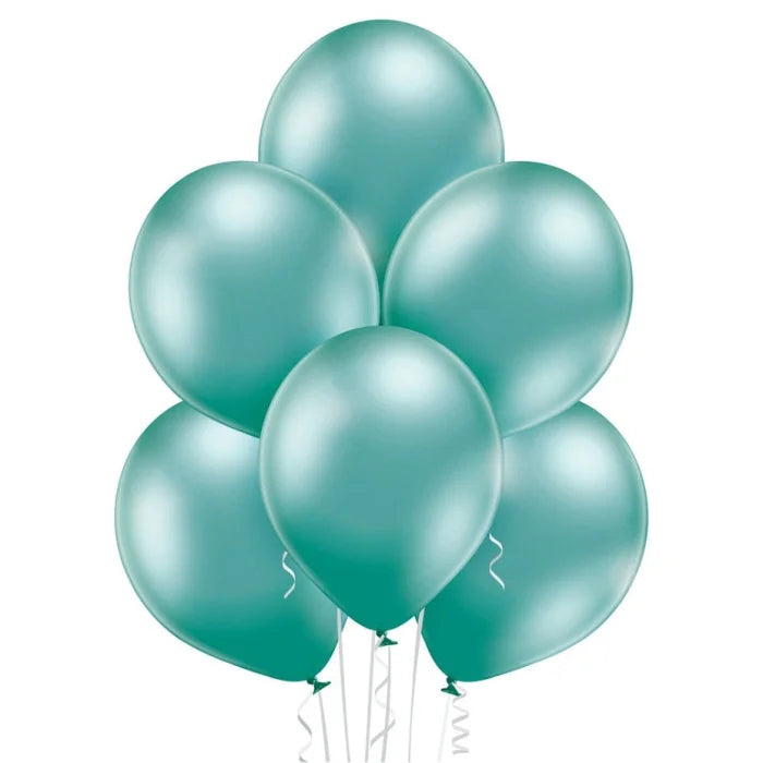 Balony chromowane Zielone, B105, 30 cm