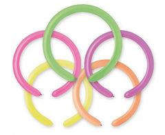 Balony Fluor Różnokolorowe (Modelina) 2” – 100 sztuk – Gemar