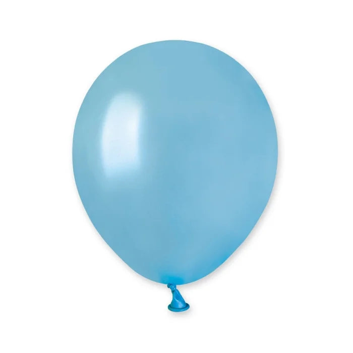 Balony metaliczne Błękitne, AM50, 13 cm, 100 szt.