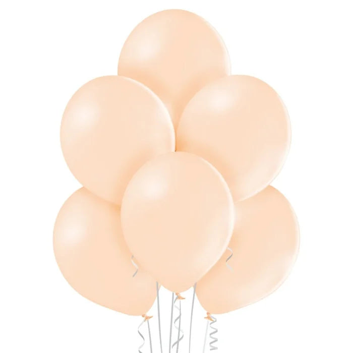 Balony pastelowe Brzoskwiniowe Krem, 30 cm