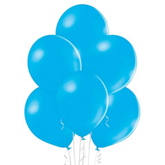 Balony pastelowe Niebieskie Cyan, B105, 30 cm
