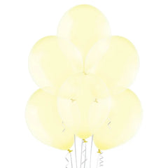 Balony przeźroczyste Żółte delikatny odcień , B105, 30 cm