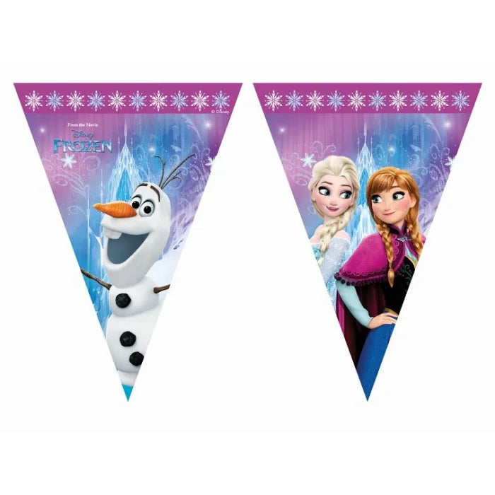 Banner "Frozen Northern Lights" – Girlanda z Flagami Krainy Lodu!, 230cm