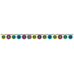 Banner Happy Birthday robot