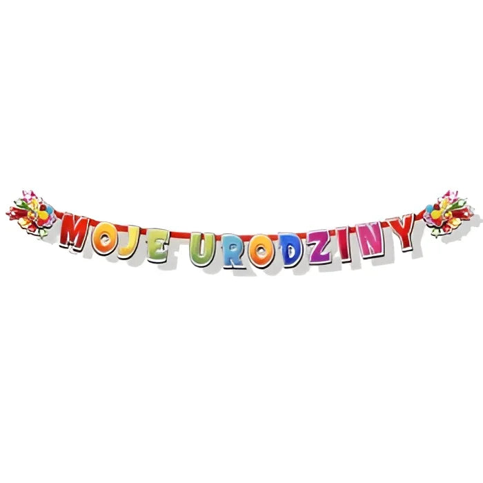 Banner Moje Urodziny 207 cm