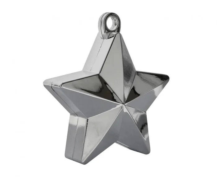 Ciężarek do balonów „Grafitowa Gwiazda” – stylowy obciążnik 170 g