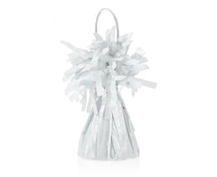 Ciężarek do balonów pastelowy biały 145 g – obciążnik 12 cm - Party Supplies