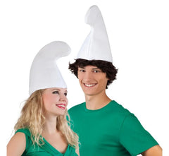 Czapka materiałowa „Smerf” – biała