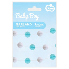Girlanda KULECZKI niebieska - 250 cm