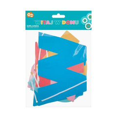 Girlanda Papierowa "Witaj w Domu", 210 cm
