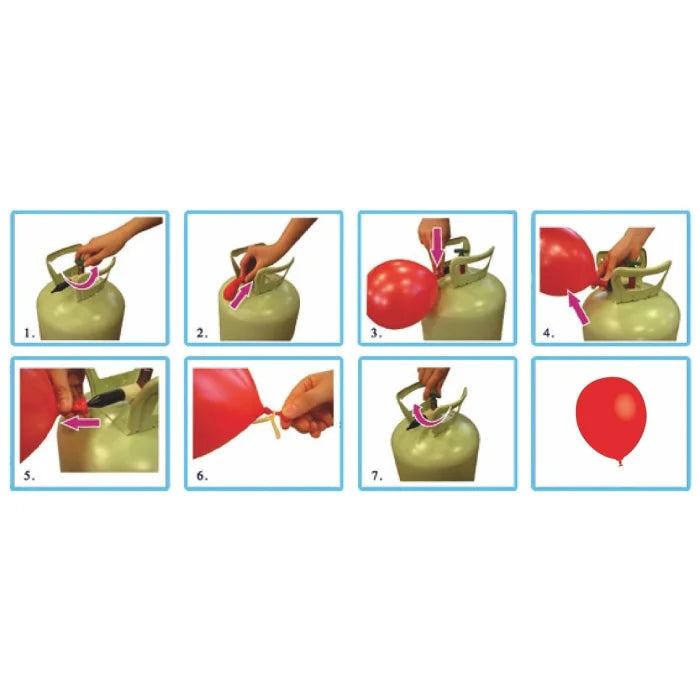 Butla z helem na 50 balonów GoDan