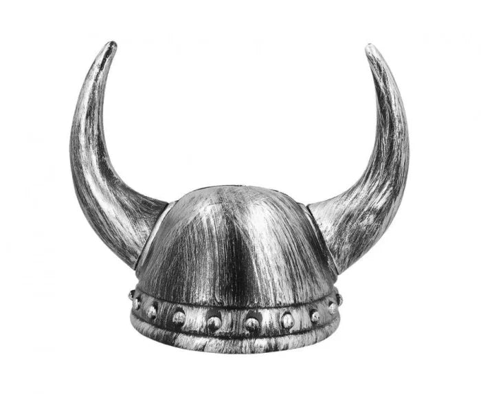 Hełm Wikinga „Czaszka” – srebrny uniwersalny Boland Costume Headwear