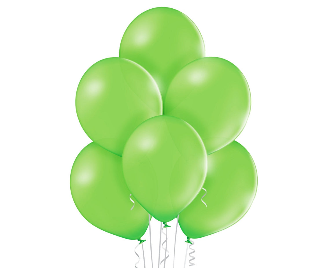 Balony pastelowe Zielone Limonkowe, B105, 30 cm