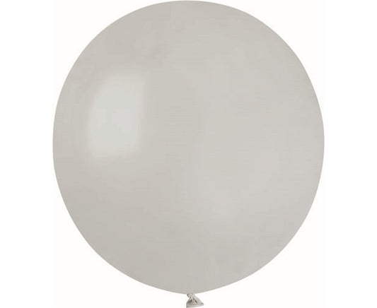 Balony pastelowe Szare, G150, 48 cm, 50 szt.