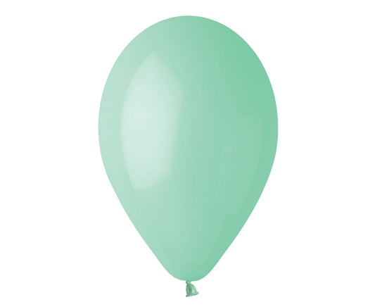Balony makaroniki Zielono Miętowe, G120, 33 cm, 50 szt.