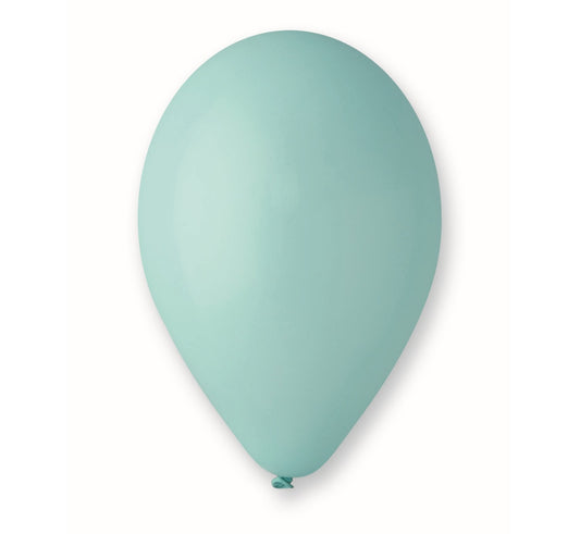 Balony makaroniki Turkusowo-Zielone, G120, 33 cm