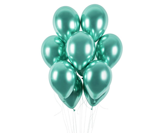 Balony chromowane Zielone, GB120, 33 cm, 50 szt.