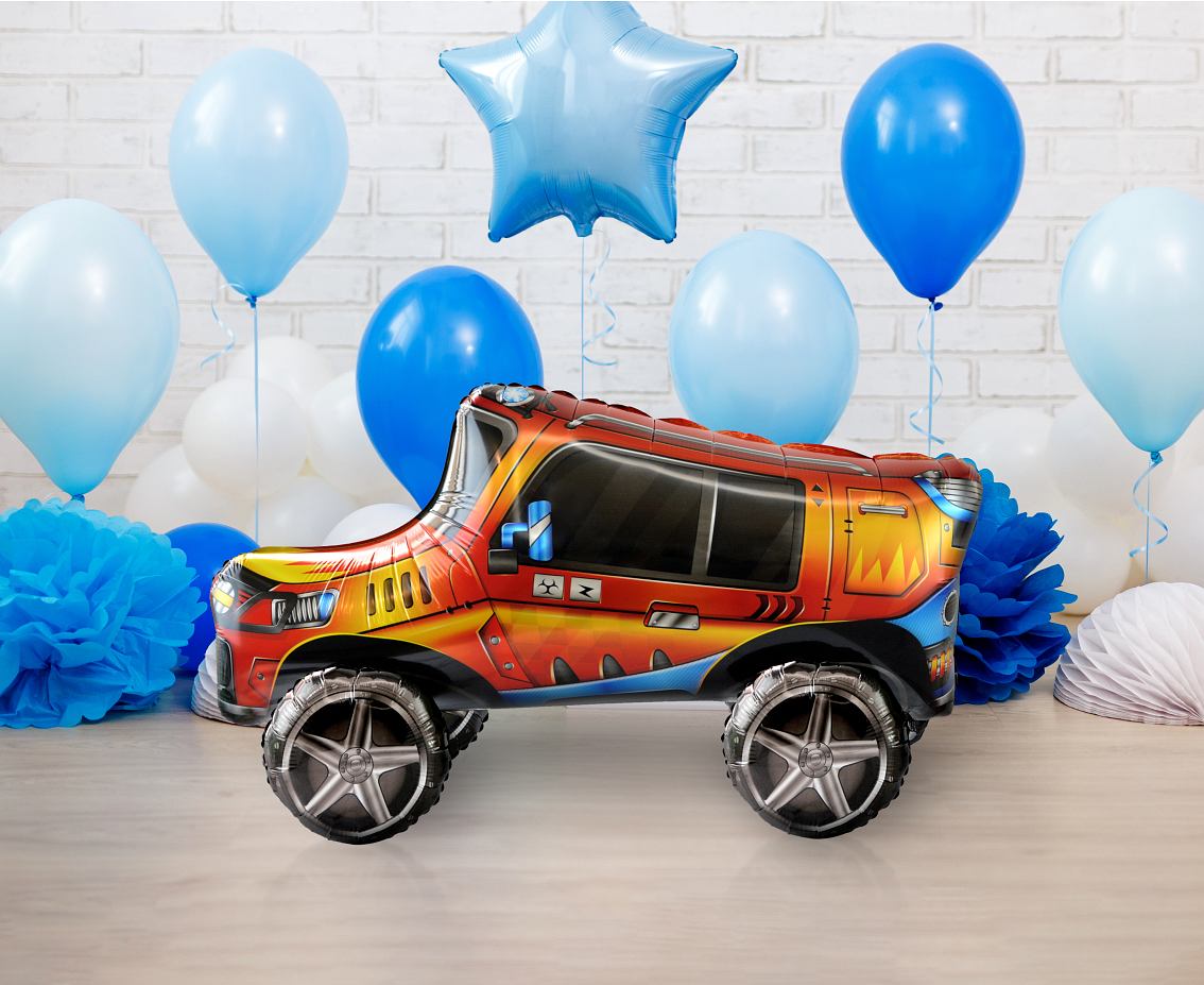 Balon foliowy Jeep 3D, 89x45x37 cm