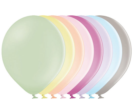 Balony Pastelowe Mix Kolorów, B105, 30cm
