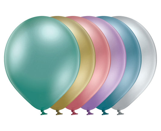 Balony chromowane Różnokolorowe Mix, B105, 30 cm
