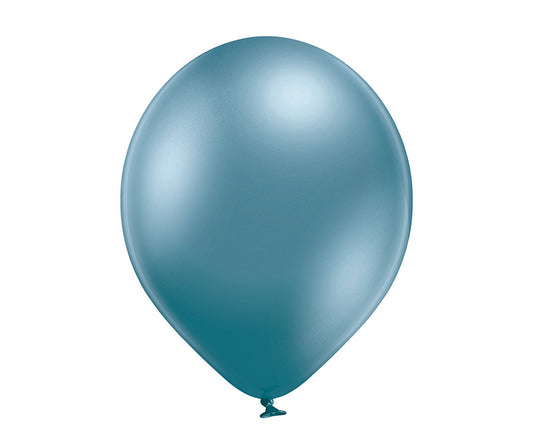 Balony chromowane Niebieskie, B105, 30 cm