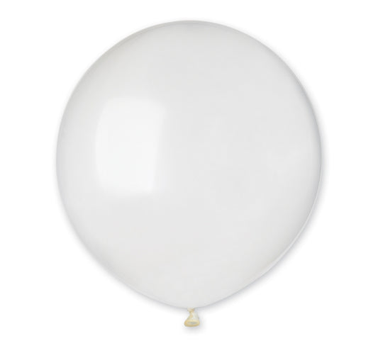 Balony pastelowe Transparentne, G150, 48 cm