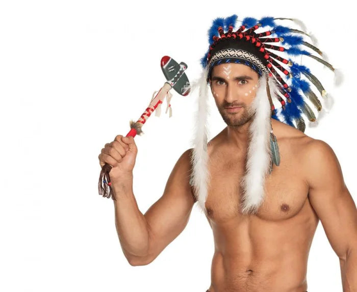 Kamienny topór indiański 45 cm – dodatek do przebrania