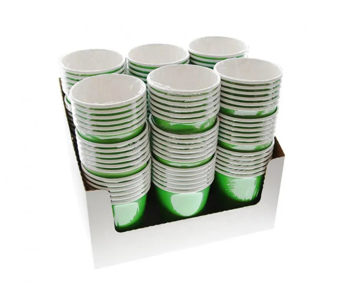 Kubeczki papierowe pistacjowe – 250 ml 6 szt.