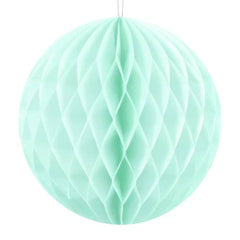 Kula bibułowa, jasna mięta, 10cm