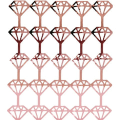 Kurtyna dekoracyjna Diamenty Rose Gold, 200 x 100 cm