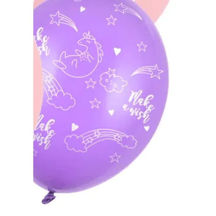 Make a wish jednorożce balon lateksowy PartyDeco 11"
