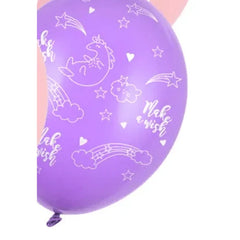 Make a wish jednorożce balon lateksowy PartyDeco 11"